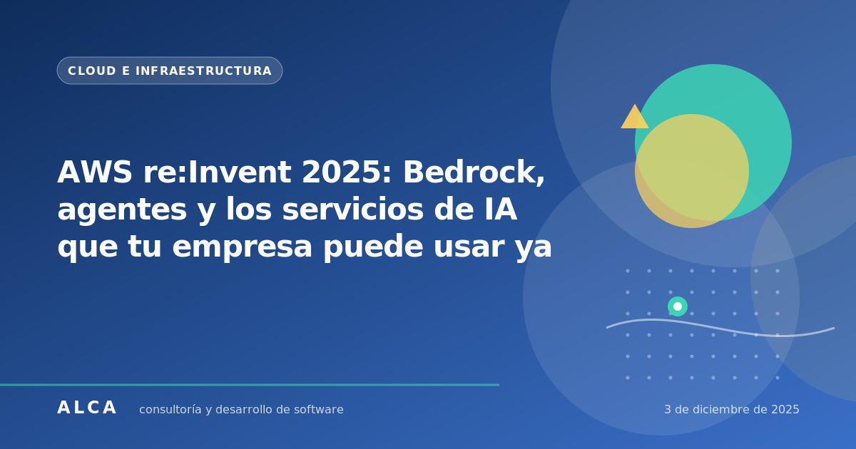 AWS re:Invent 2025: Bedrock, agentes y los servicios de IA que tu empresa puede usar ya