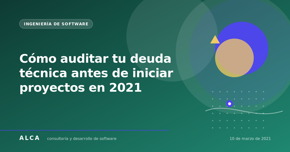 Cómo auditar tu deuda técnica antes de iniciar proyectos en 2021