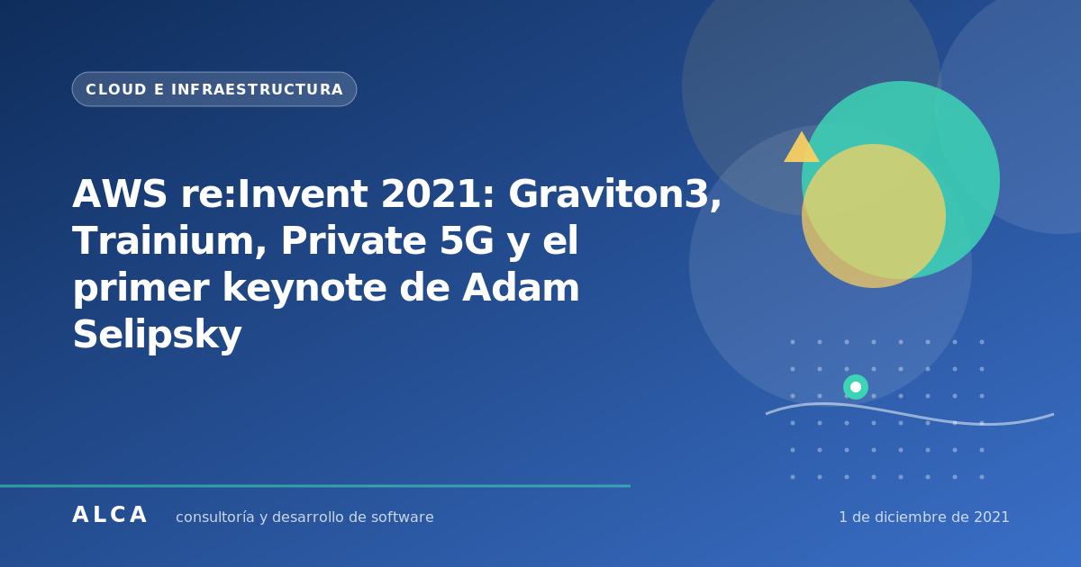 AWS re:Invent 2021: Graviton3, Trainium, Private 5G y el primer keynote de Adam Selipsky