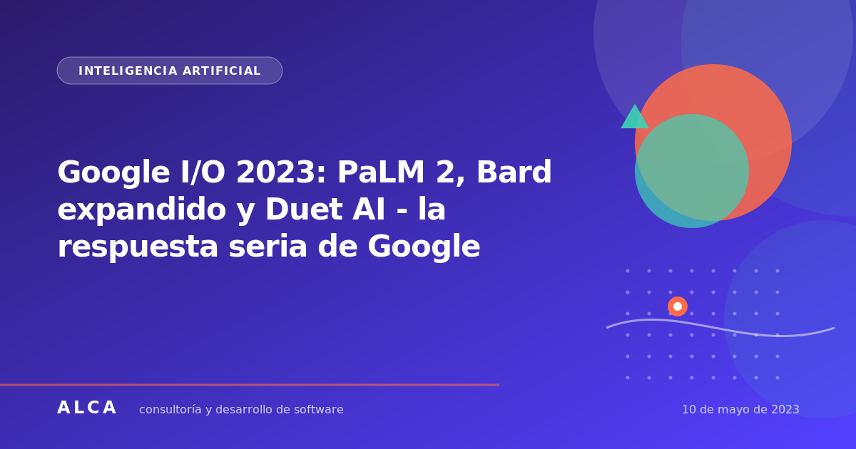 Google I/O 2023: PaLM 2, Bard expandido y Duet AI - la respuesta seria de Google