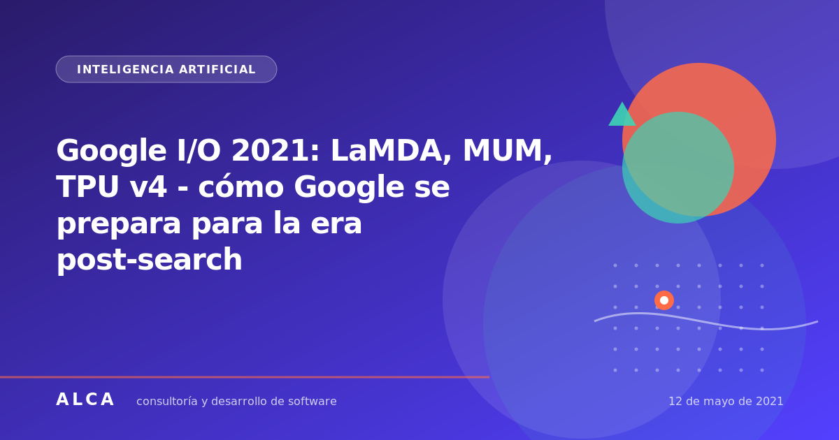 Google I/O 2021: LaMDA, MUM, TPU v4 y cómo Google se prepara para la era post-search