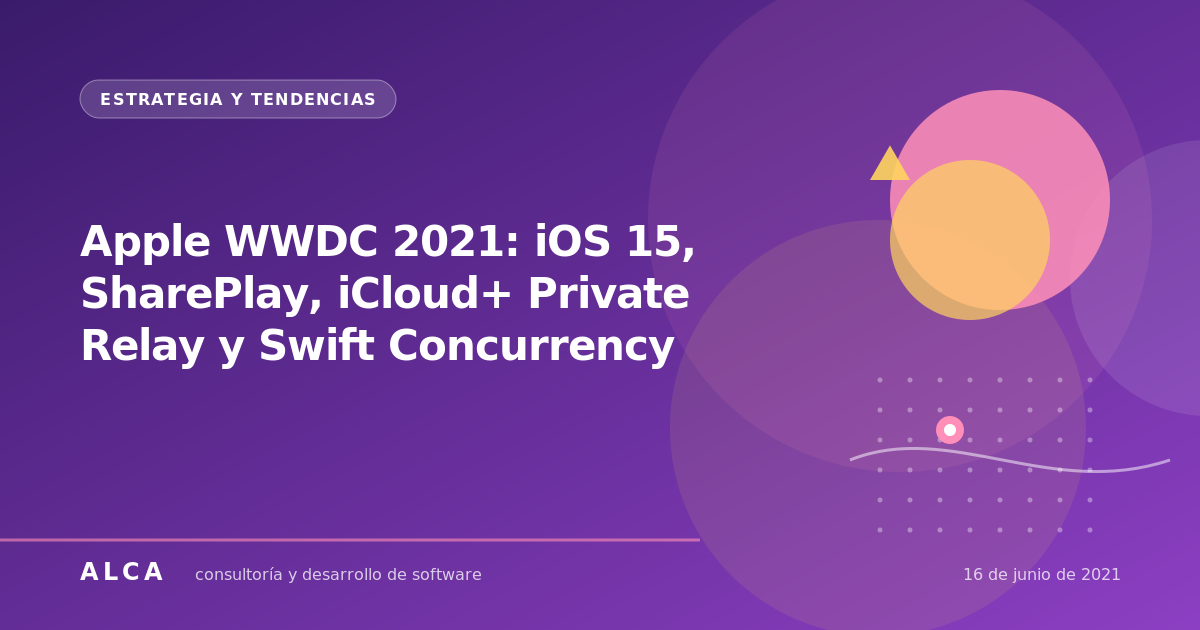 Apple WWDC 2021: iOS 15, SharePlay, iCloud+ Private Relay y Swift Concurrency