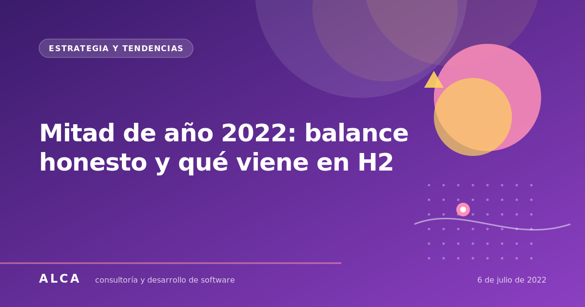 Mitad de año 2022: balance honesto y qué viene en H2