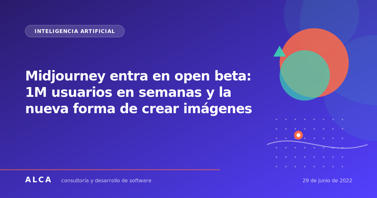 Midjourney entra en open beta: 1M usuarios en semanas y la nueva forma de crear imágenes