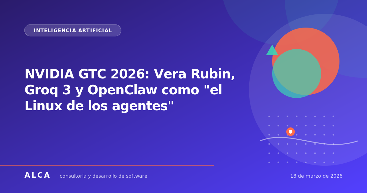 NVIDIA GTC 2026: Vera Rubin, Groq 3 y OpenClaw como "el Linux de los agentes"