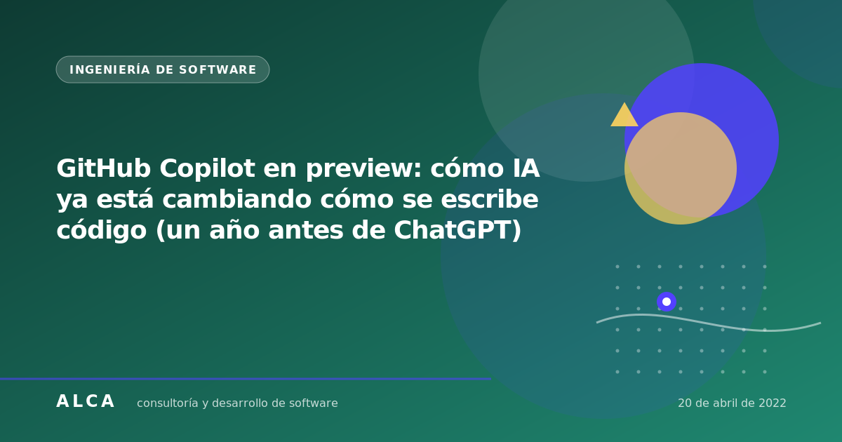 GitHub Copilot en preview: cómo IA ya está cambiando cómo se escribe código (un año antes de ChatGPT)