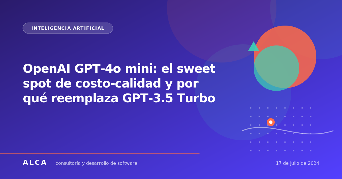 OpenAI GPT-4o mini: el sweet spot de costo-calidad y por qué reemplaza GPT-3.5 Turbo