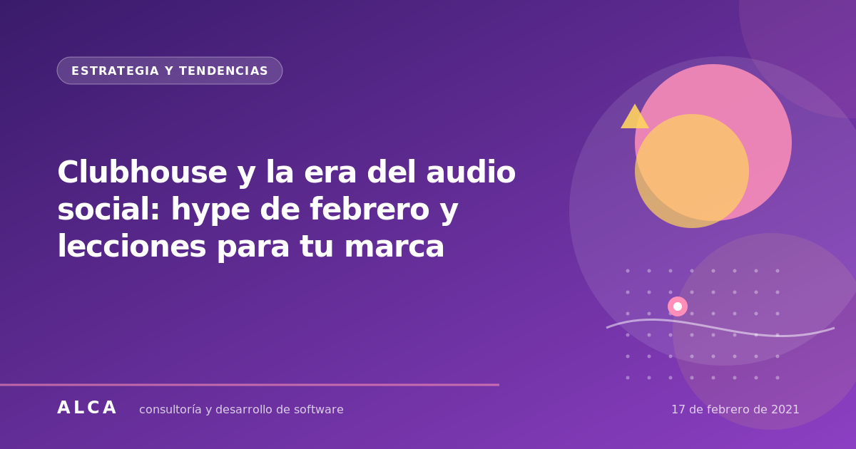 Clubhouse y la era del audio social: hype de febrero y lecciones para tu marca