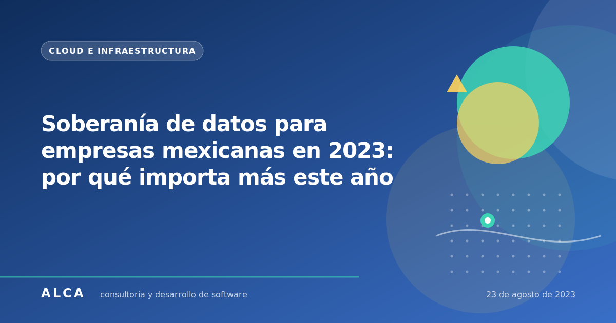 Soberanía de datos para empresas mexicanas en 2023: por qué importa más este año
