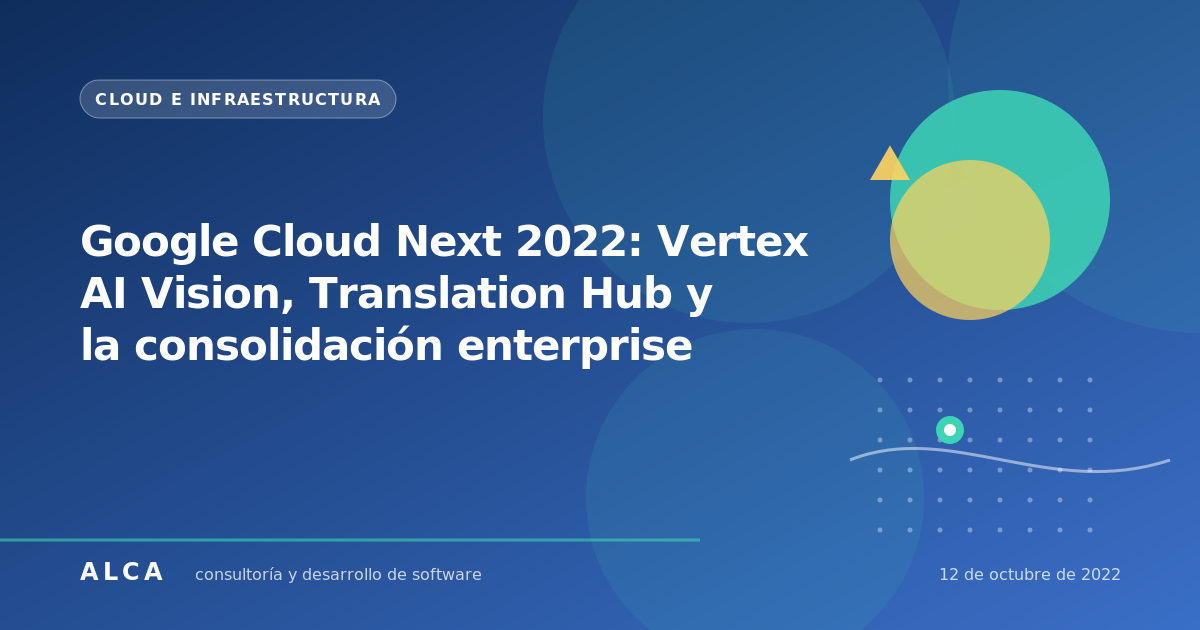 Google Cloud Next 2022: Vertex AI Vision, Translation Hub y la consolidación enterprise