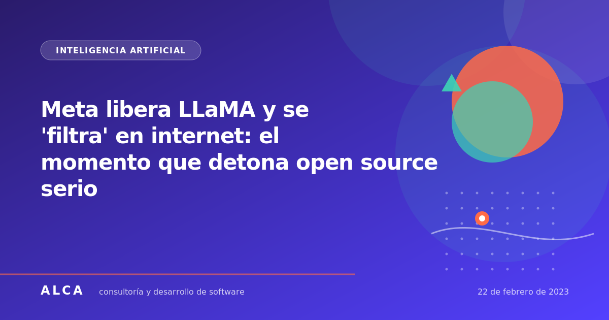 Meta libera LLaMA y se 'filtra' en internet: el momento que detona open source serio