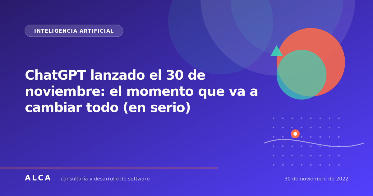 ChatGPT lanzado el 30 de noviembre: el momento que va a cambiar todo (en serio)