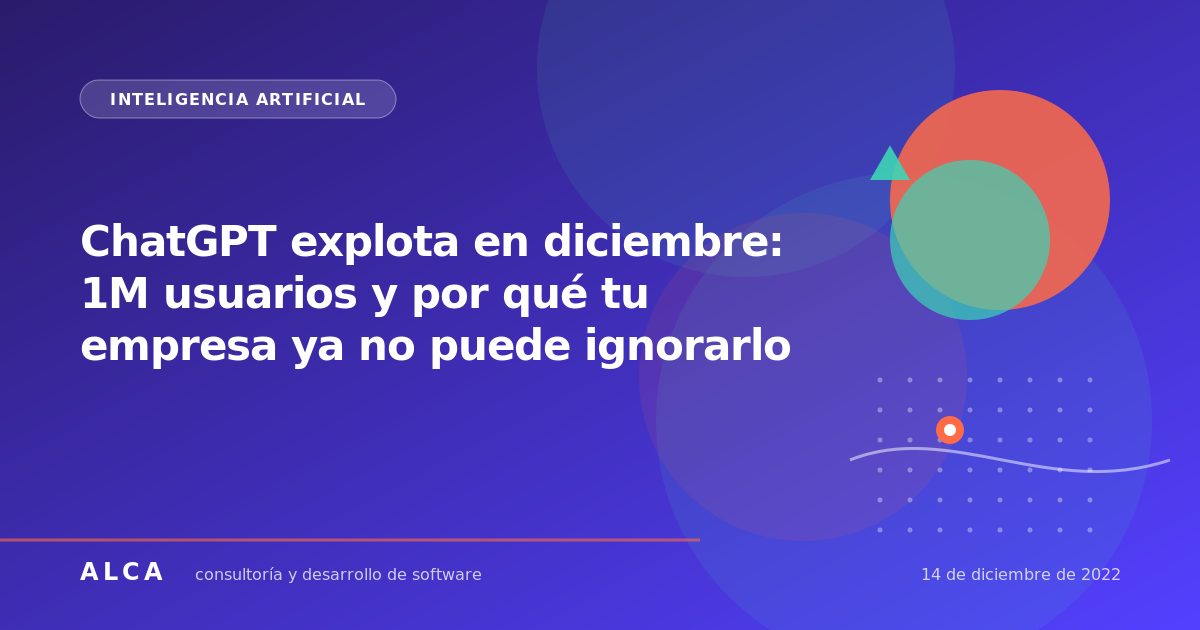 ChatGPT explota en diciembre: 1M usuarios y por qué tu empresa ya no puede ignorarlo