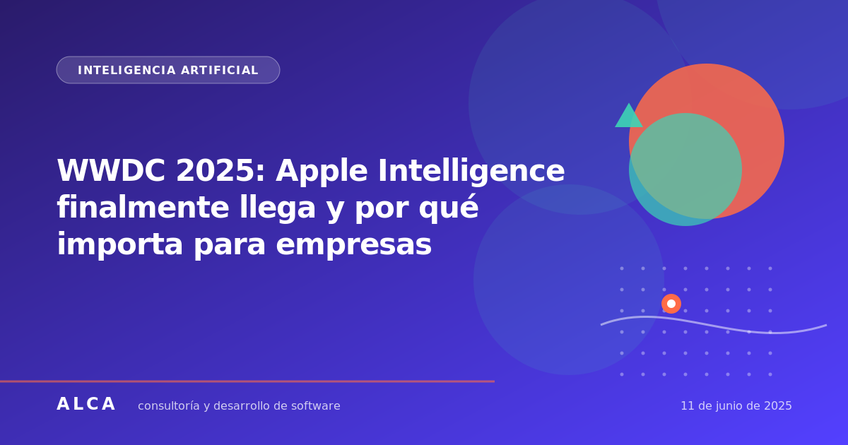 WWDC 2025: Apple Intelligence finalmente llega y por qué importa para empresas