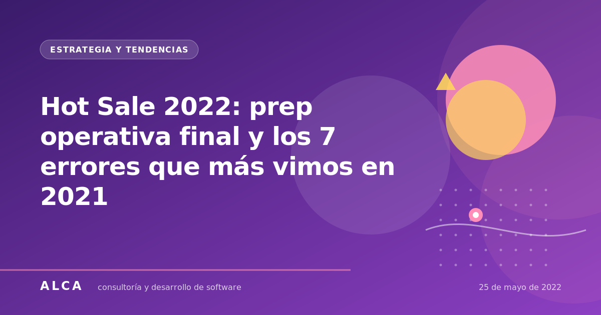 Hot Sale 2022: prep operativa final y los 7 errores que más vimos en 2021