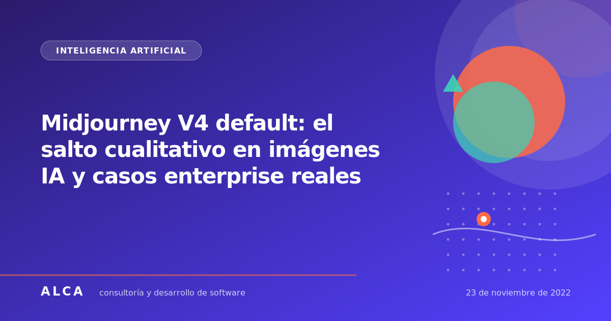 Midjourney V4 default: el salto cualitativo en imágenes IA y casos enterprise reales