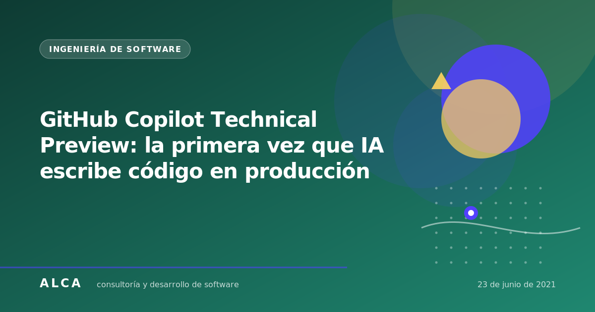 GitHub Copilot Technical Preview: la primera vez que IA escribe código en producción