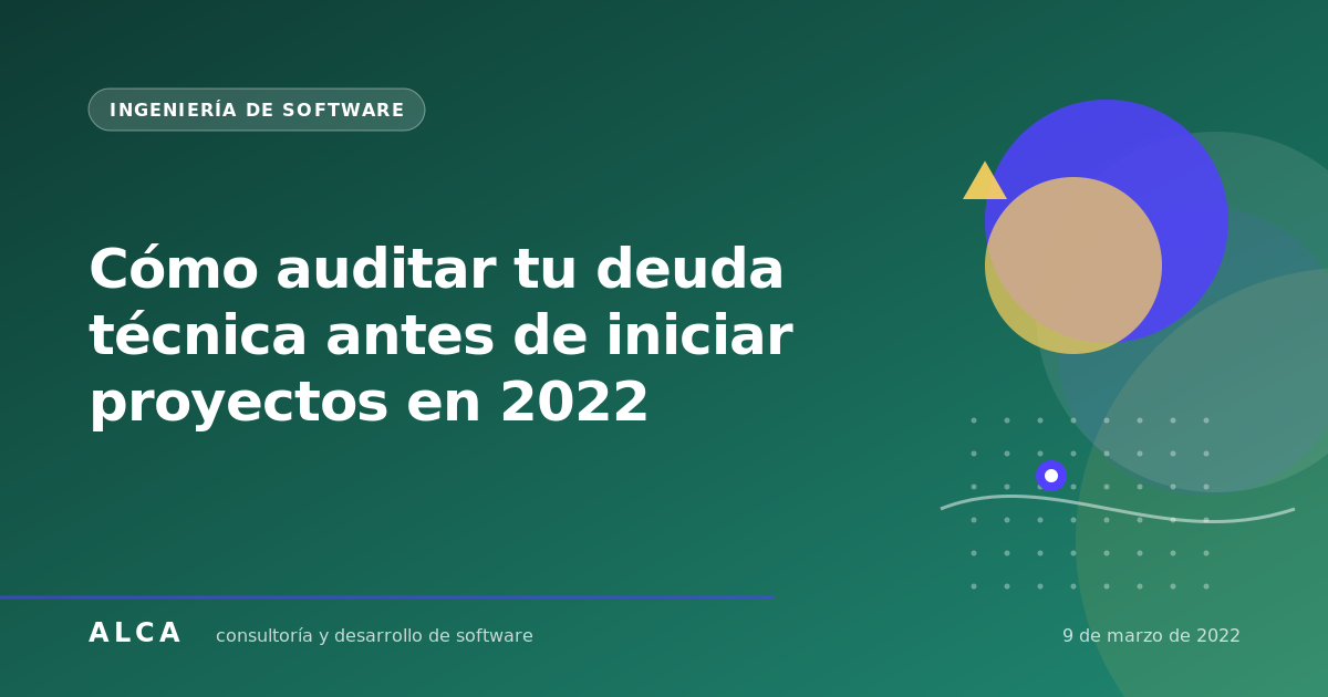 Cómo auditar tu deuda técnica antes de iniciar proyectos en 2022