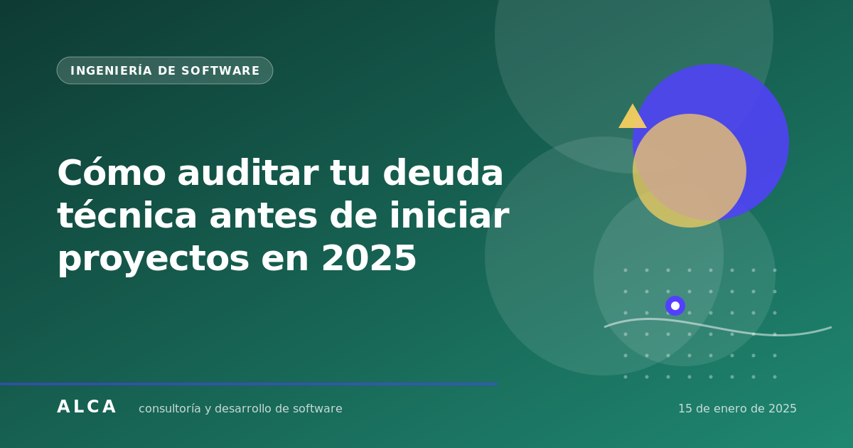 Cómo auditar tu deuda técnica antes de iniciar proyectos en 2025
