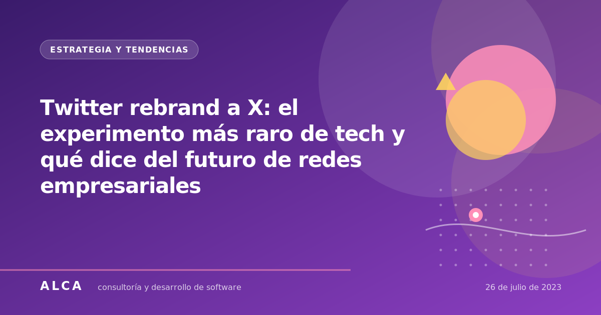 Twitter rebrand a X: el experimento más raro de tech y qué dice del futuro de redes empresariales