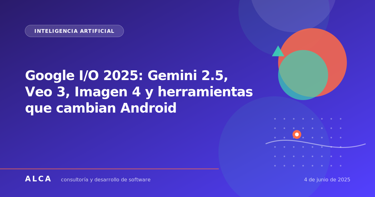 Google I/O 2025: Gemini 2.5, Veo 3, Imagen 4 y herramientas que cambian Android