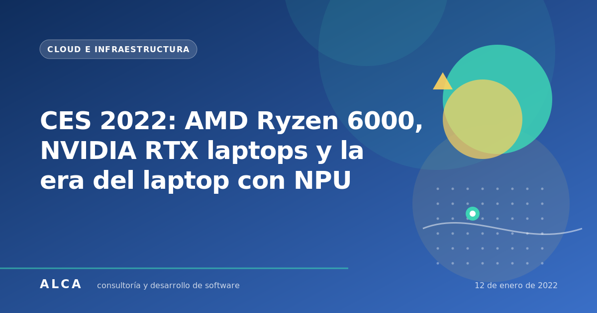 CES 2022: AMD Ryzen 6000, NVIDIA RTX laptops y la era del laptop con NPU