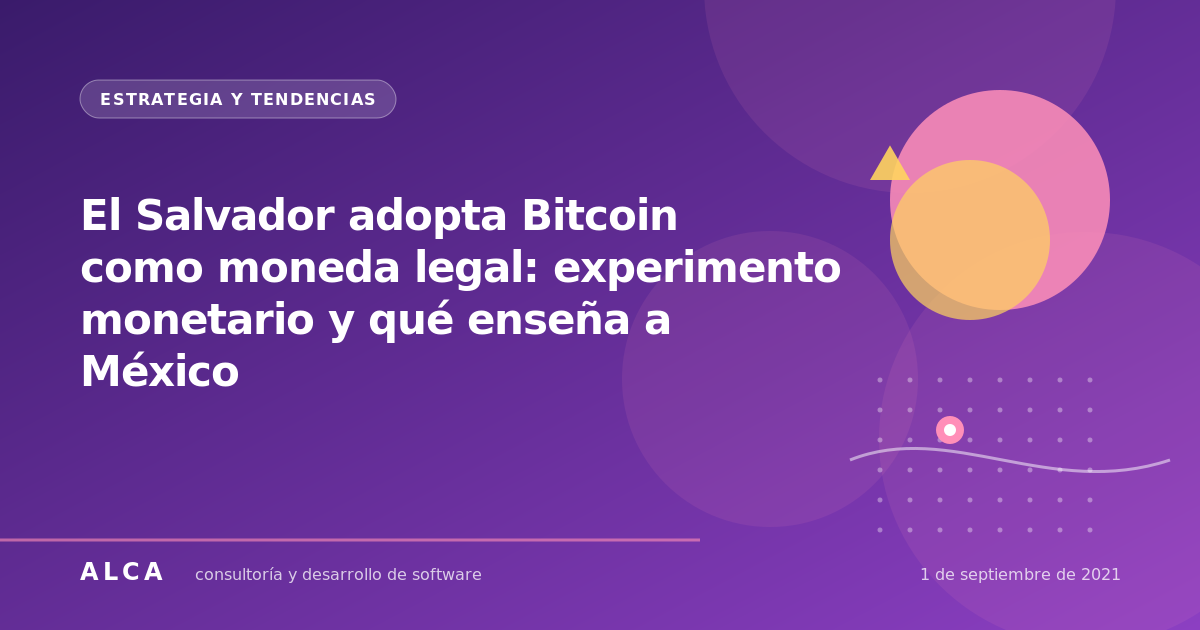 El Salvador adopta Bitcoin como moneda legal: experimento monetario y qué enseña a México