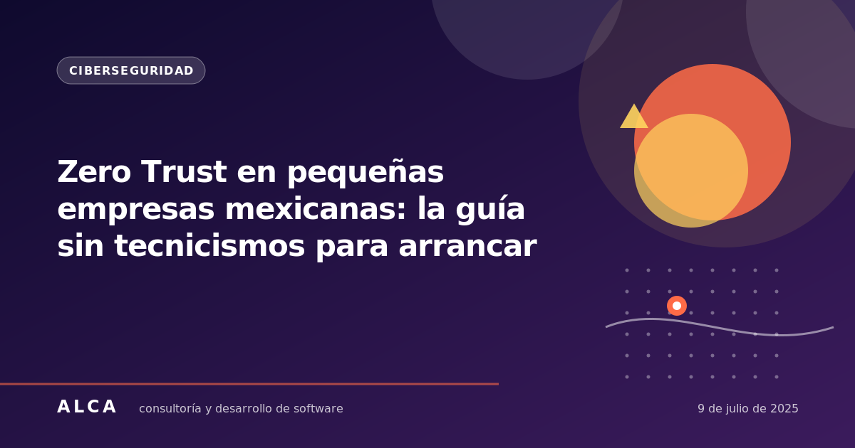 Zero Trust en pequeñas empresas mexicanas: la guía sin tecnicismos para arrancar